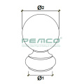 Pj-C101 Wholesale Cheap Decorative Casting Stainless Steel Balustrade Ball Top With Screw Accessories